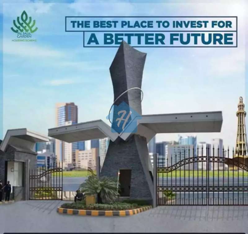 Al JALIL GARDEN 5 Marla plot Near from Omega, Al Rehman Garden