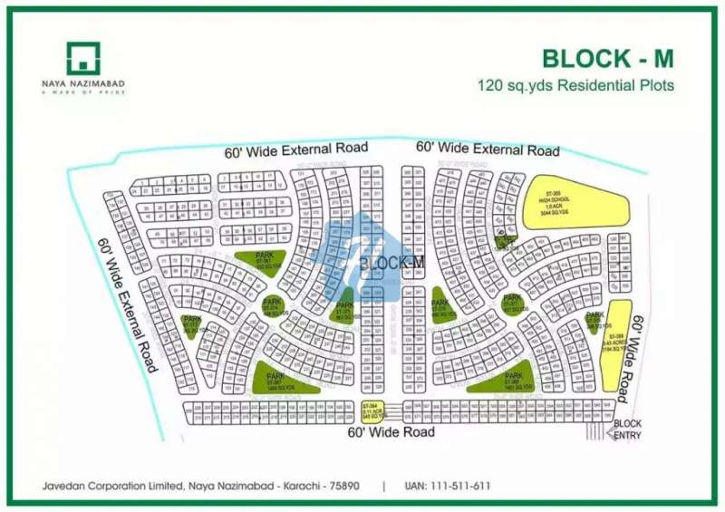 Naya Nazimabad block M plot available for sale