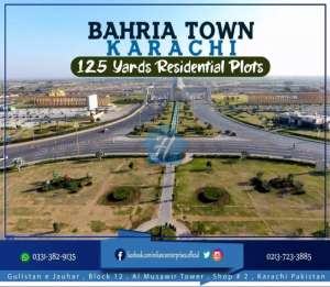 Precinct 15-A, 125 Yards Residential plot , best for investment