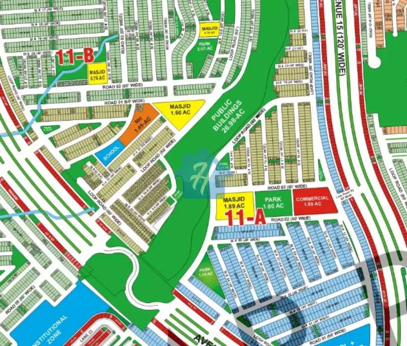 Precinct 11, 125 Yards Residential plot, Near to road