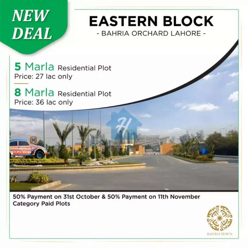 New Hot deal 5 Marla & 8 Marla Plot in Eastern District