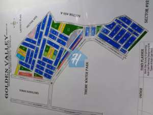 120 Sq Yd Park Facing Plot, Golden Valley
