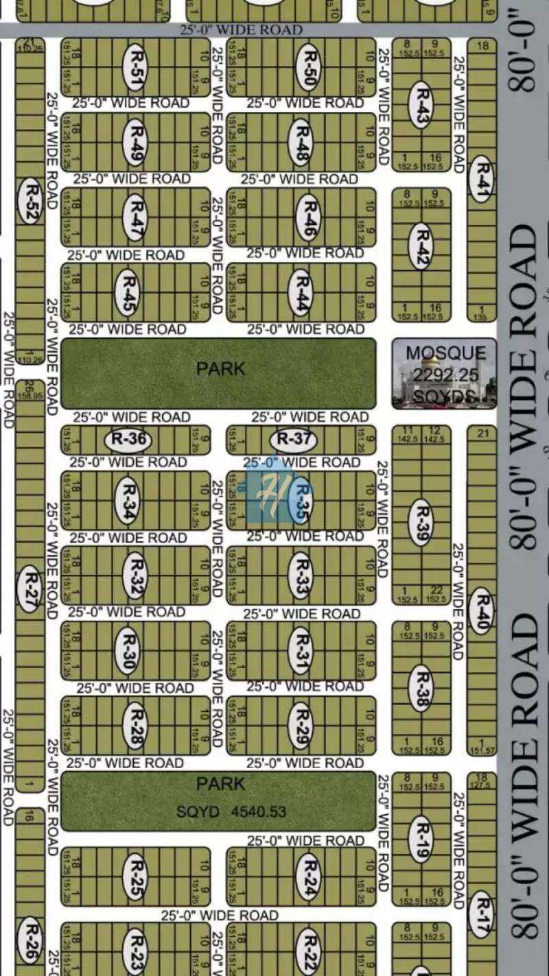 Al Qaim Midway City Extension Ideal Location Plot for Sale on Old Rate