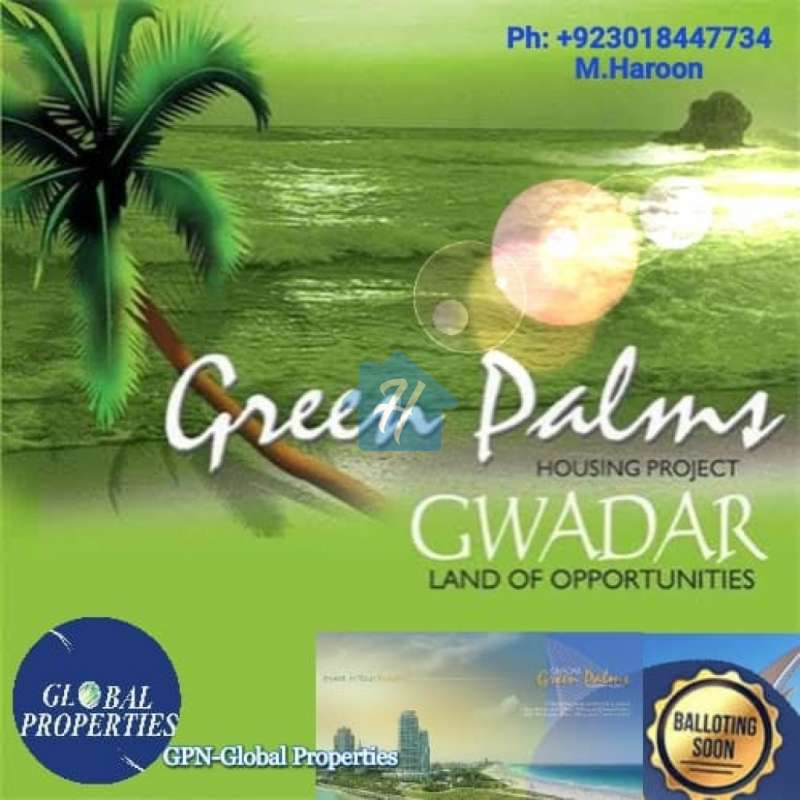1 Kanal Balloted Plots Avaliable Green Palms Gwadar