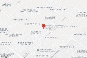 West Open Plot Single belt per , Income Tax Society KDA Scheme 33